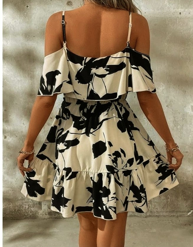 SOLY HUX Halter Mini Sundress