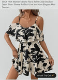 SOLY HUX Halter Mini Sundress