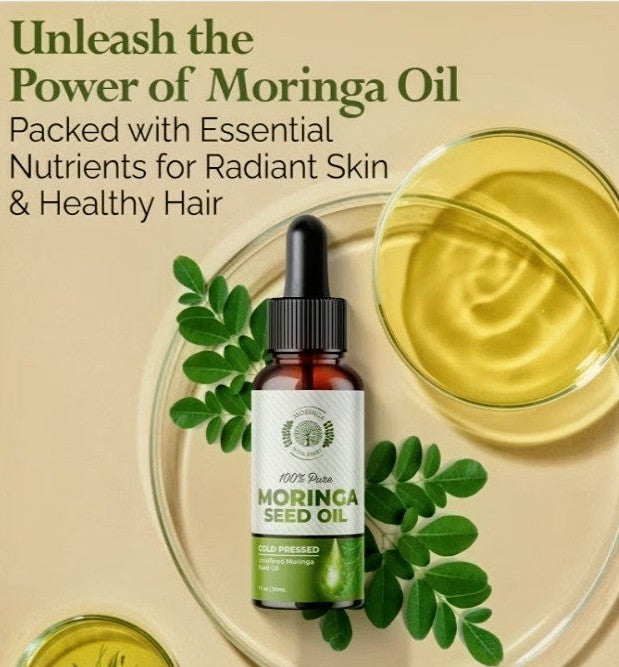 Moringa Seed Oil – Pure Cold-Pressed Virgin Oil