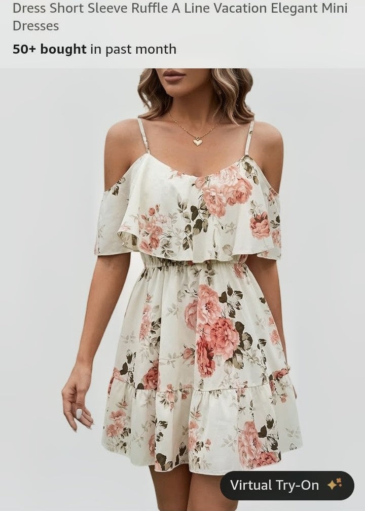 SOLY HUX Halter Mini Sundress