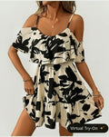 SOLY HUX Halter Mini Sundress